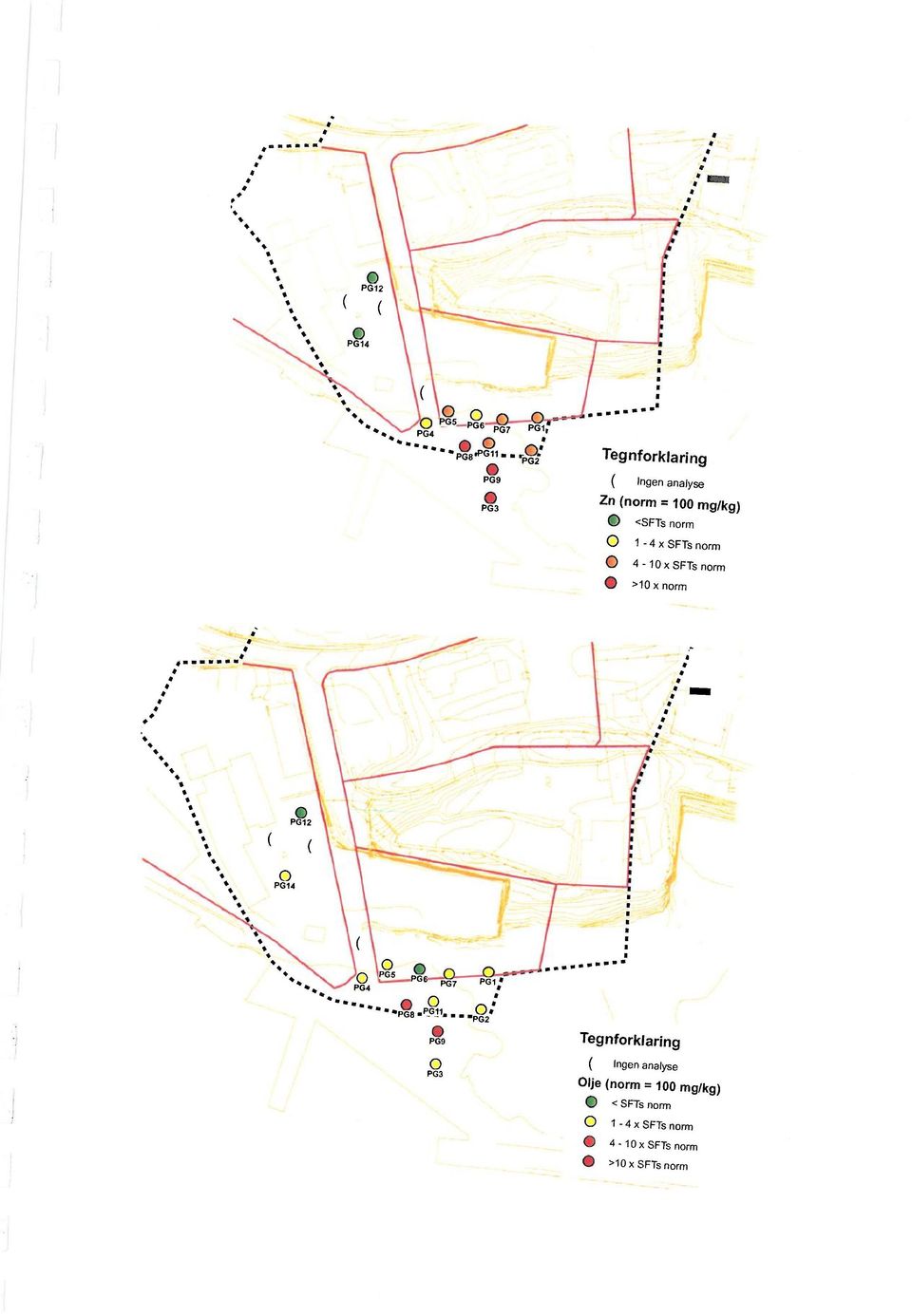 x SFTs norm >10 norm lem PG12 0 PG14.. ::4 P65 0 G PG7... PG8 P-G11. PG2 PG1:.