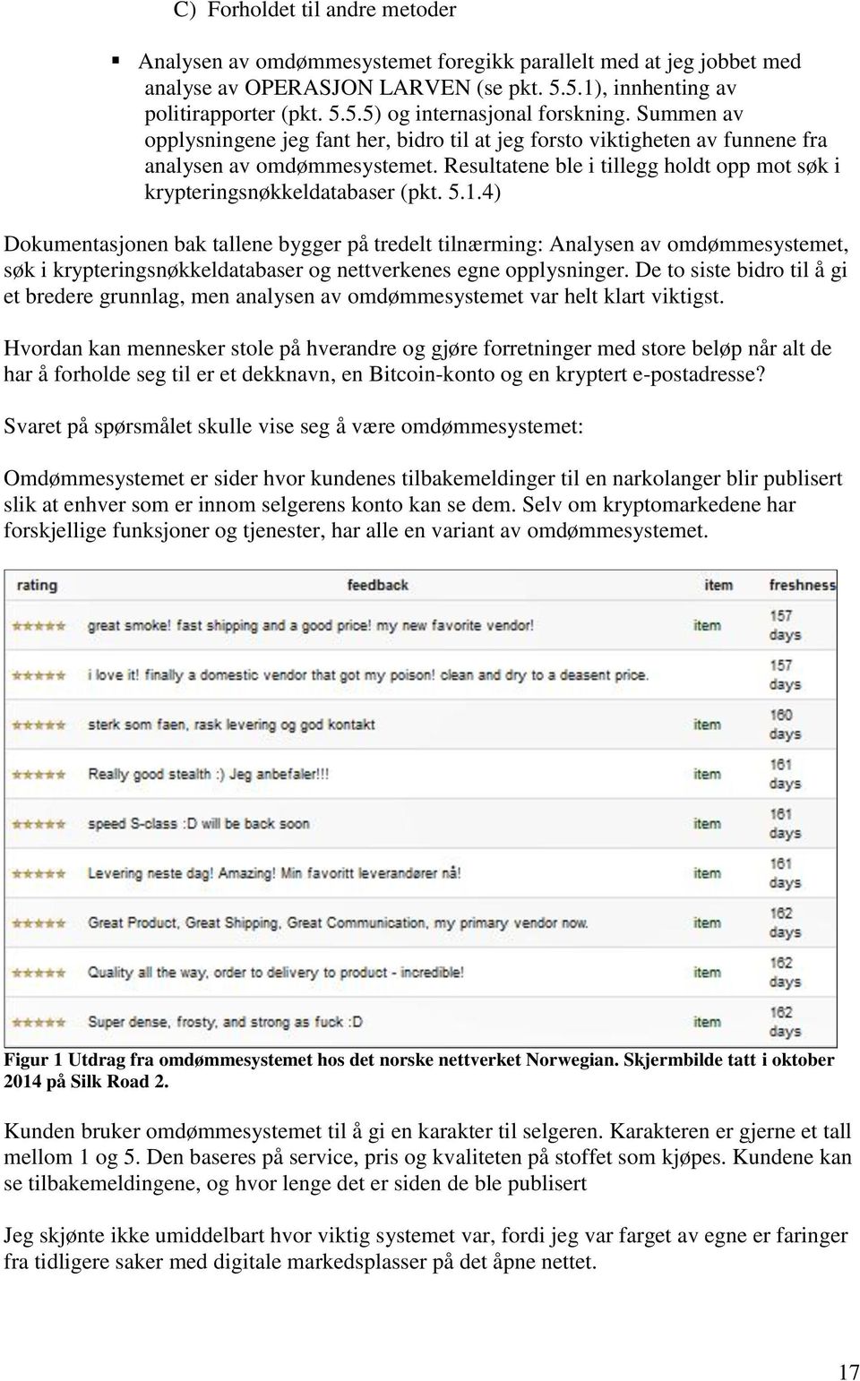 1.4) Dokumentasjonen bak tallene bygger på tredelt tilnærming: Analysen av omdømmesystemet, søk i krypteringsnøkkeldatabaser og nettverkenes egne opplysninger.