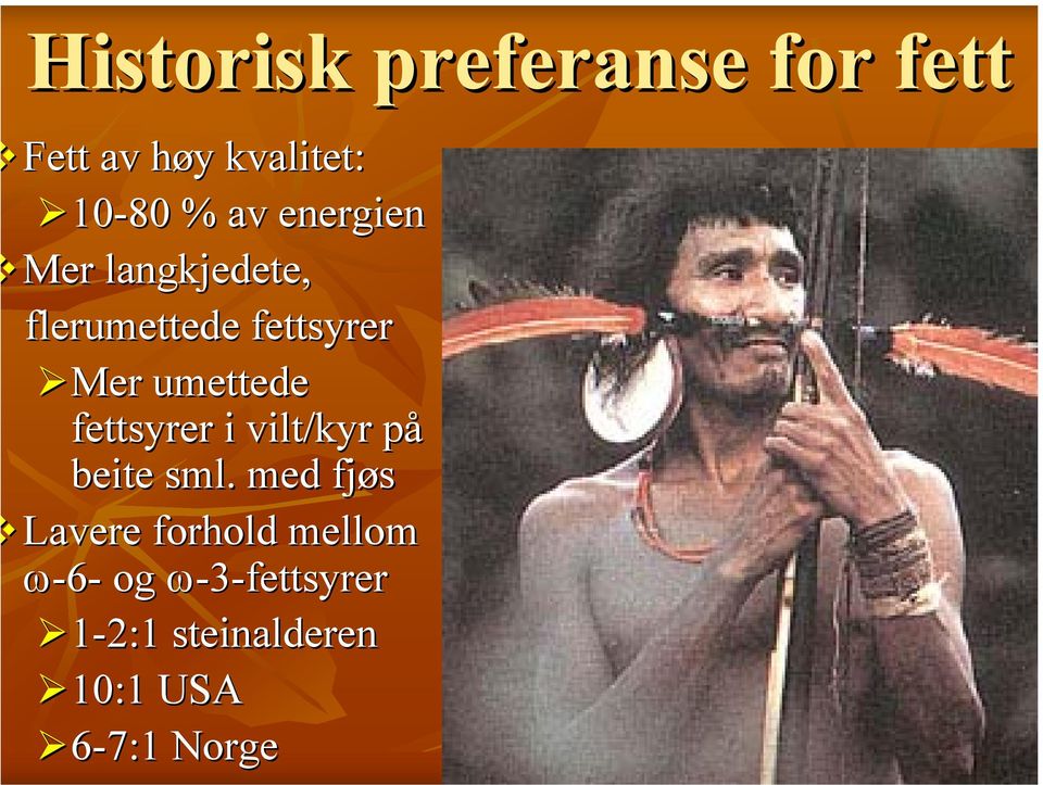 fettsyrer i vilt/kyr påp beite sml.