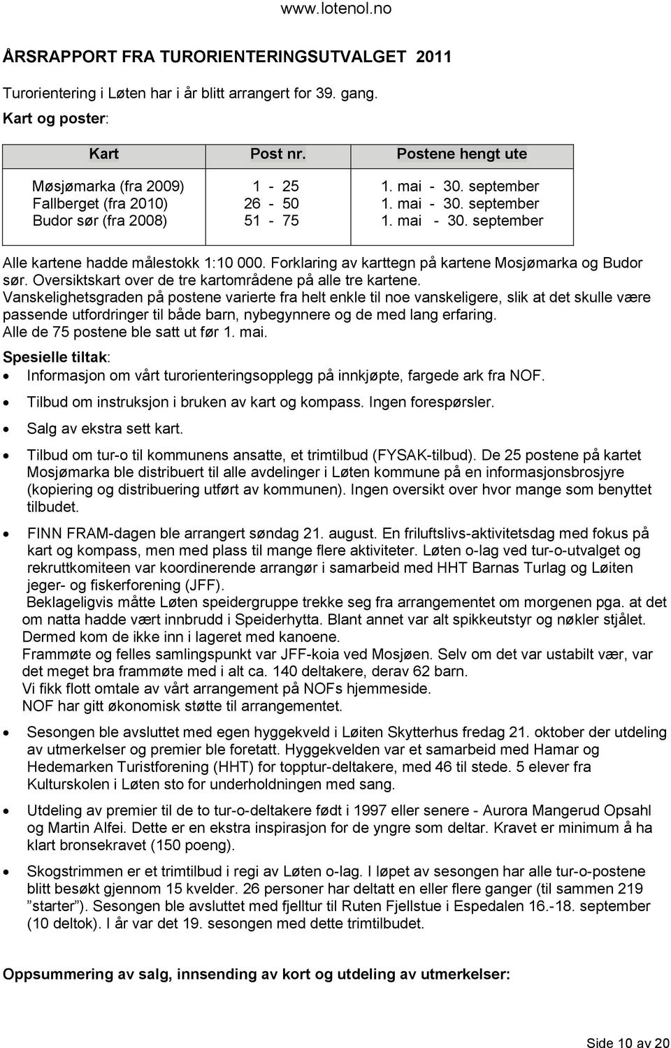 Forklaring av karttegn på kartene Mosjømarka og Budor sør. Oversiktskart over de tre kartområdene på alle tre kartene.