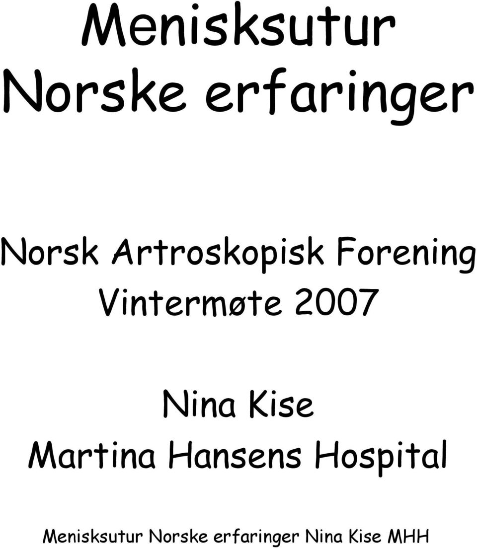 Artroskopisk Forening