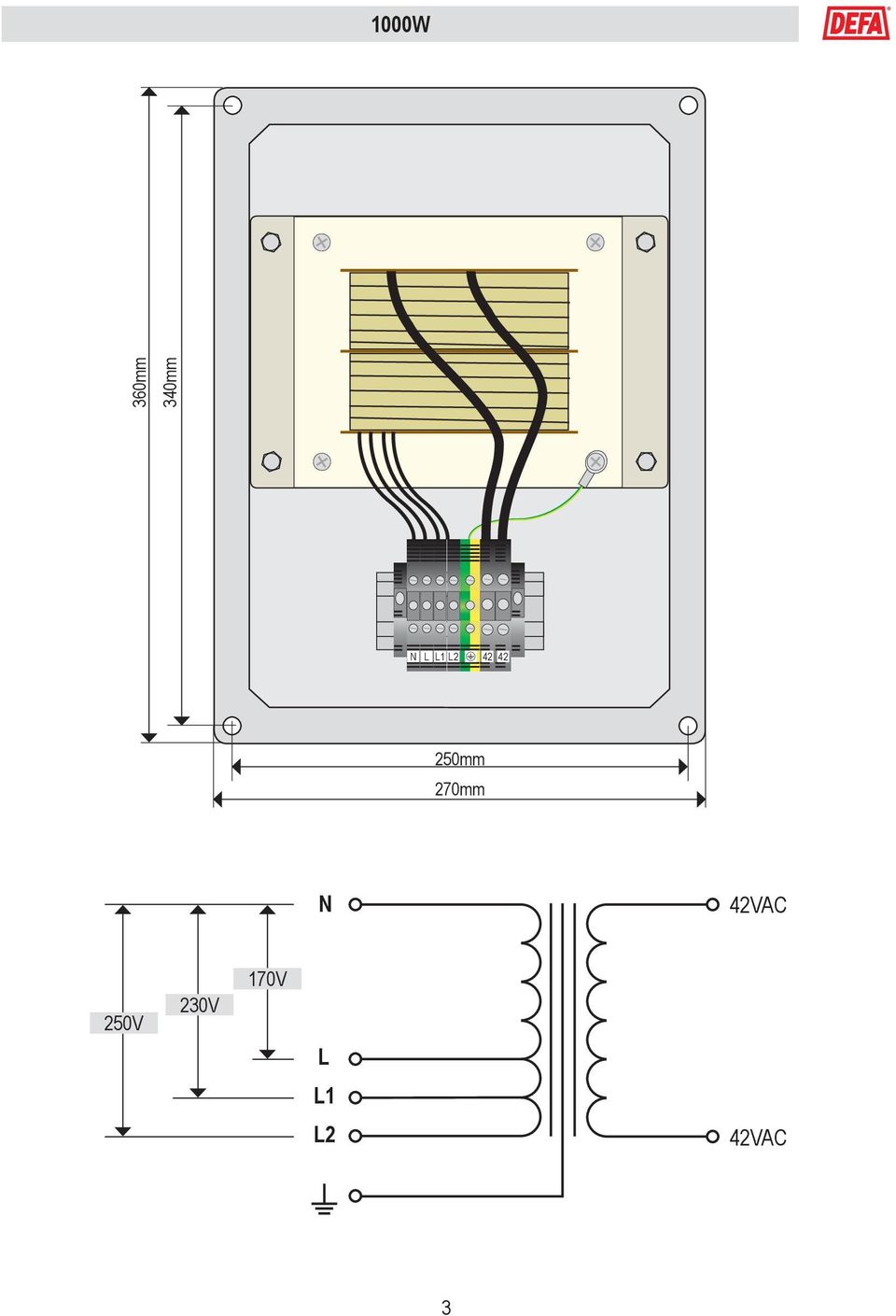 270mm N 42VAC 250V