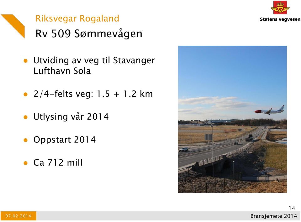 Sola 2/4-felts veg: 1.5 + 1.