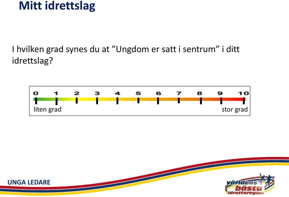 satt i sentrum i ditt