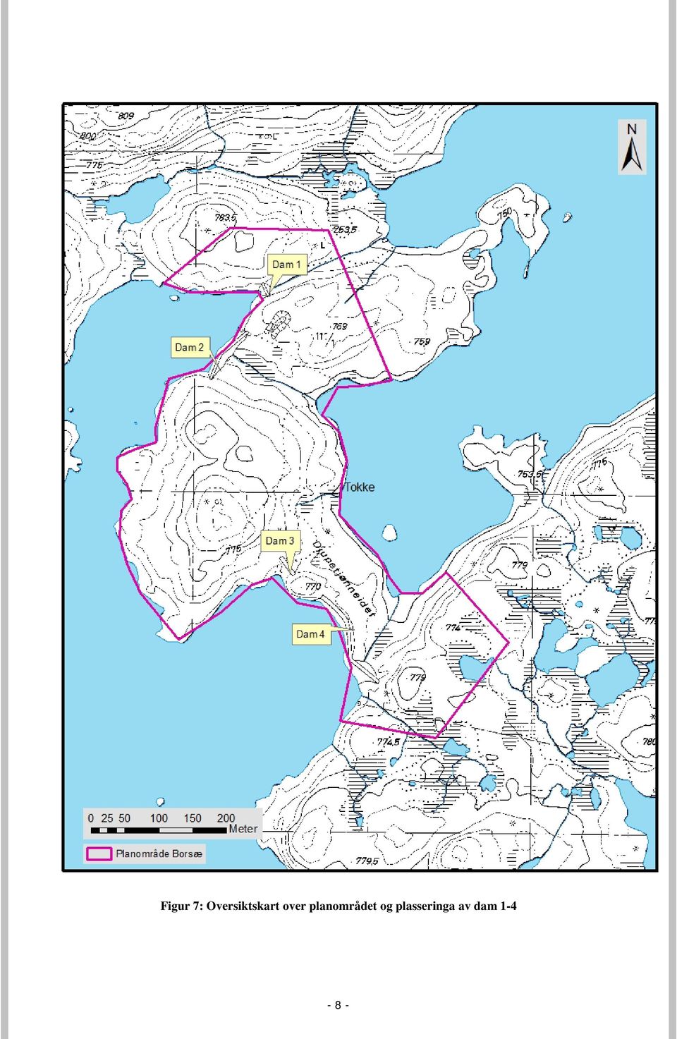 over planområdet