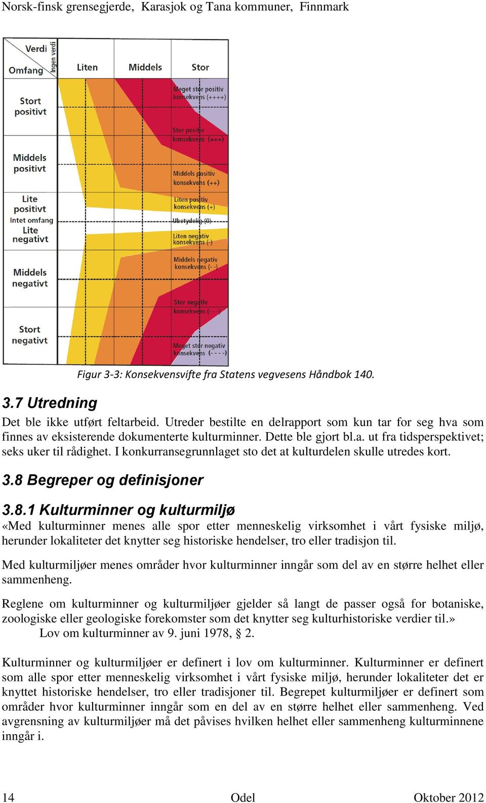 I konkurransegrunnlaget sto det at kulturdelen skulle utredes kort. 3.8 