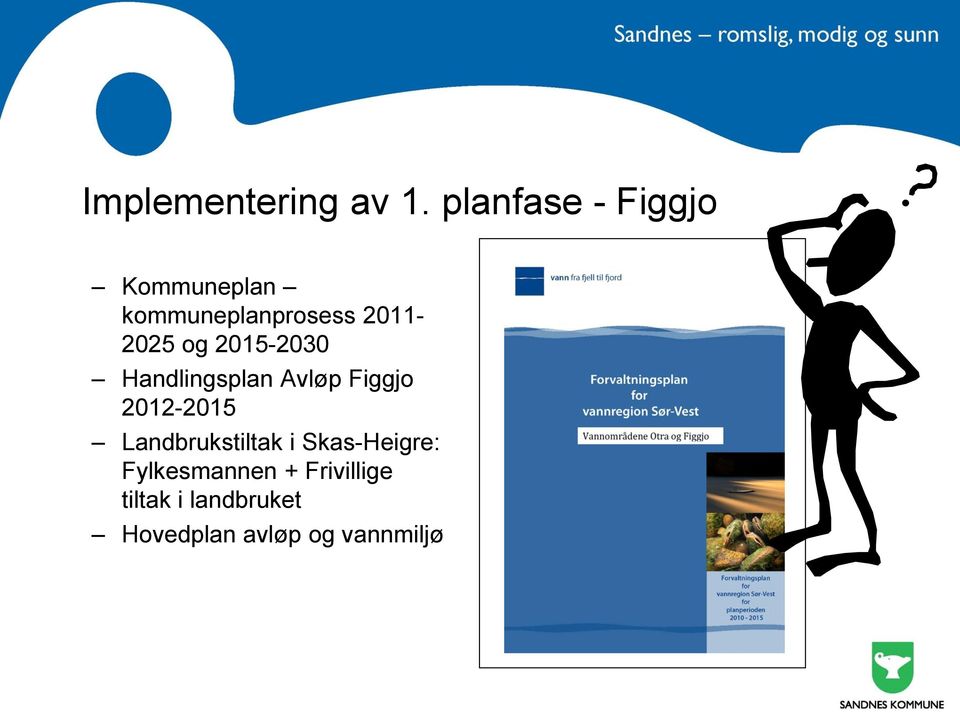 og 2015-2030 Handlingsplan Avløp Figgjo 2012-2015