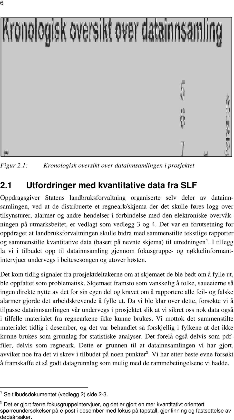 over tilsynsturer, alarmer og andre hendelser i forbindelse med den elektroniske overvåkningen på utmarksbeitet, er vedlagt som vedlegg 3 og 4.