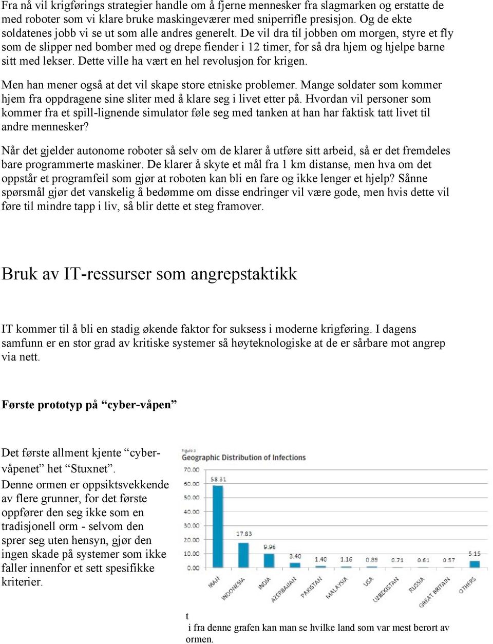 De vil dra til jobben om morgen, styre et fly som de slipper ned bomber med og drepe fiender i 12 timer, for så dra hjem og hjelpe barne sitt med lekser.