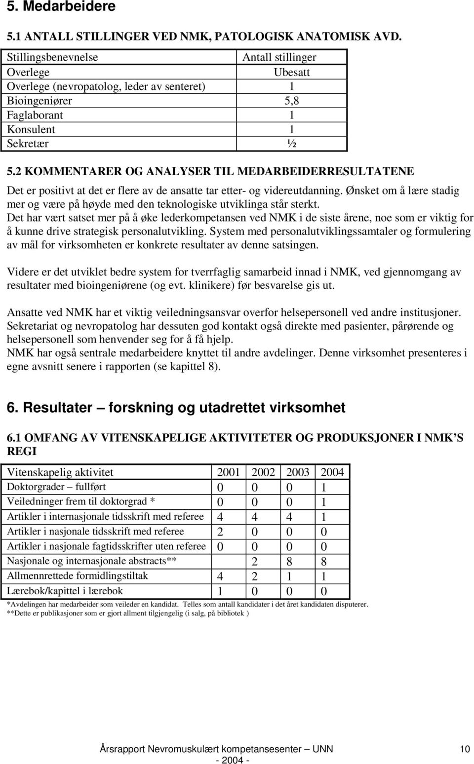 2 KOMMENTARER OG ANALYSER TIL MEDARBEIDERRESULTATENE Det er positivt at det er flere av de ansatte tar etter- og videreutdanning.