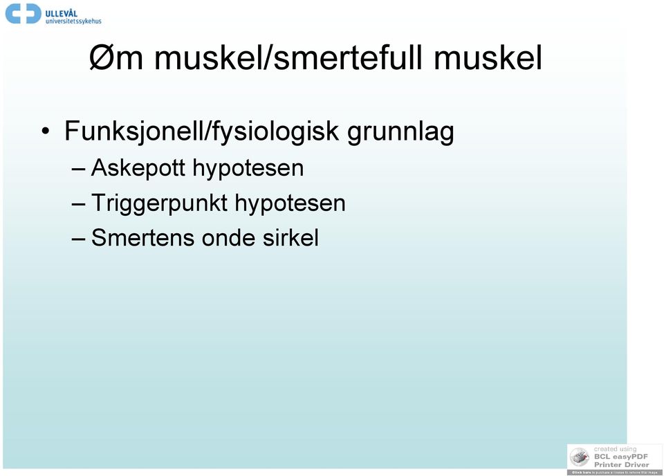 grunnlag Askepott hypotesen