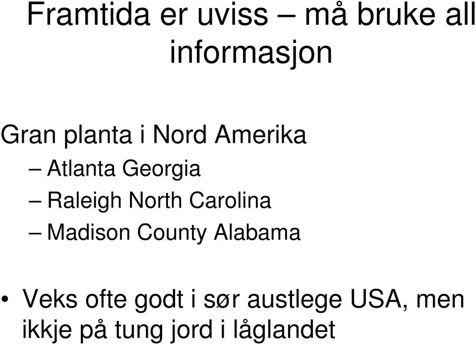 North Carolina Madison County Alabama Veks ofte