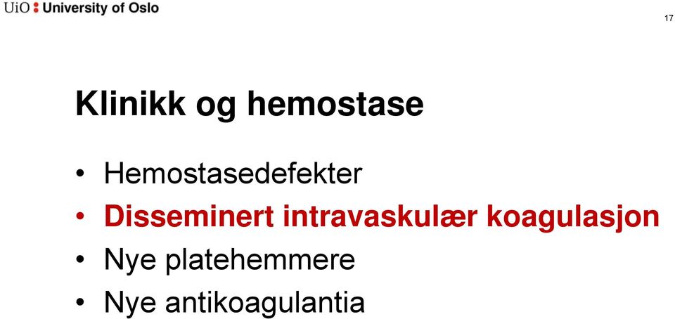 Disseminert intravaskulær