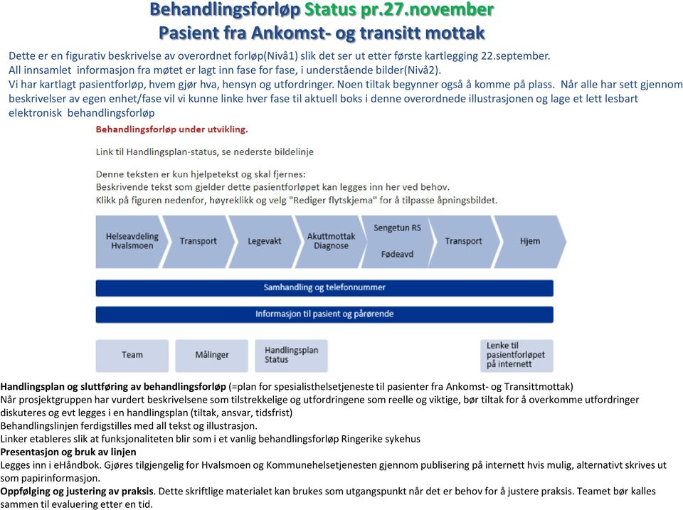 Noen tiltak begynner også å komme på plass.