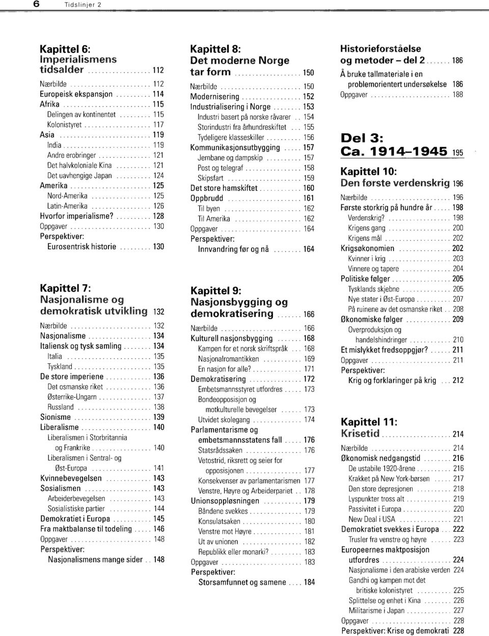 .............. 130 Eurosentrisk historie..... 130 Kapittel7: Nasjonalisme demokratisk Ncerbilde. Nasjonalisme.. Italiensk og tysk samling.. Italia. Tyskland. Oe store imperiene.