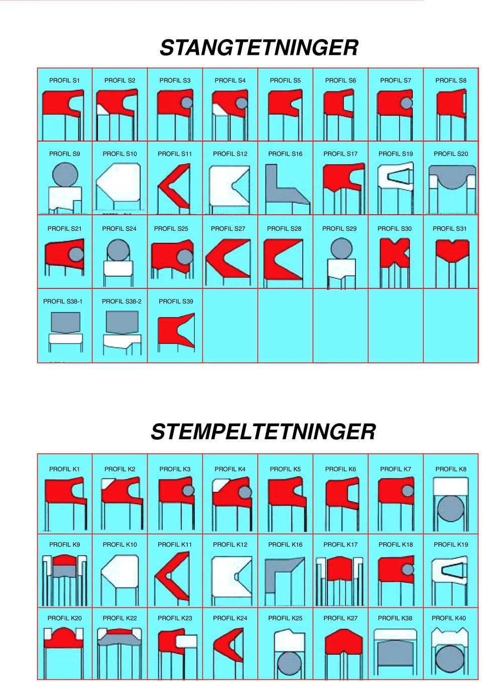 S38-2 PROFIL S39 STEMPELTETNINGER PROFIL K1 PROFIL K2 PROFIL K3 PROFIL K4 PROFIL K5 PROFIL K6 PROFIL K7 PROFIL K8 PROFIL K9 PROFIL K10 PROFIL