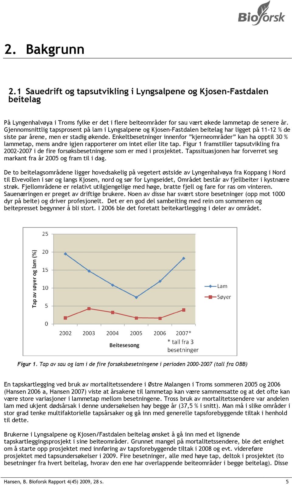 Enkeltbesetninger innenfor kjerneområder kan ha opptil 30 % lammetap, mens andre igjen rapporterer om intet eller lite tap.