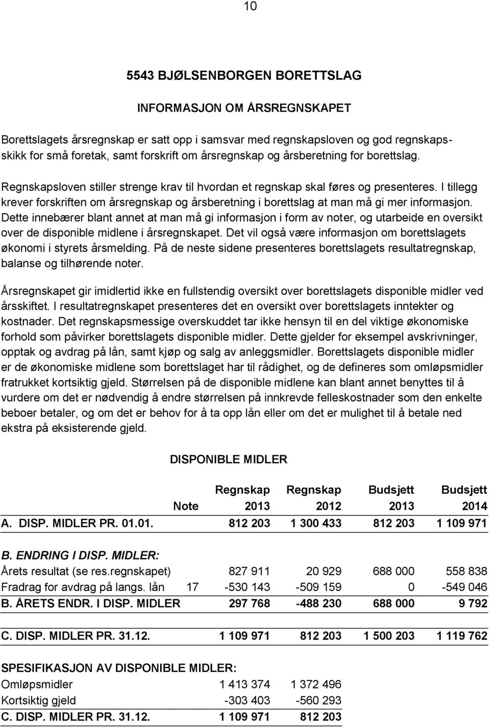 I tillegg krever forskriften om årsregnskap og årsberetning i borettslag at man må gi mer informasjon.