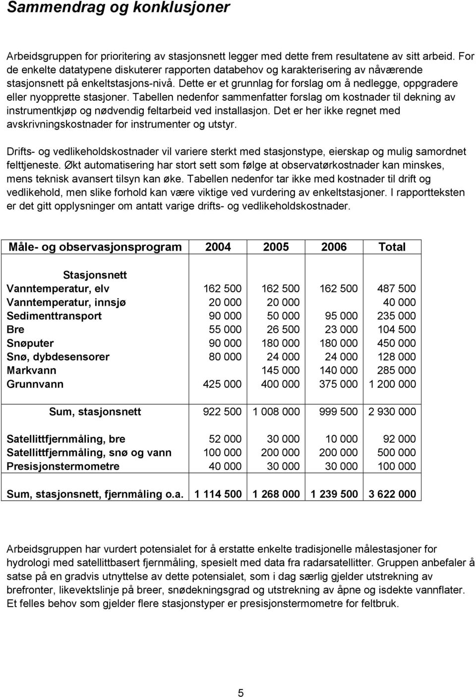 Dette er et grunnlag for forslag om å nedlegge, oppgradere eller nyopprette stasjoner.