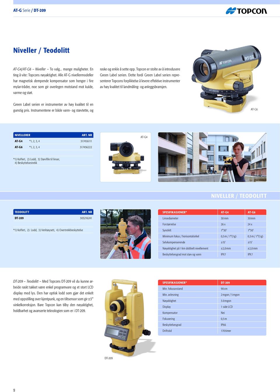 Topcon er stolte av å introdusere Green Label serien.