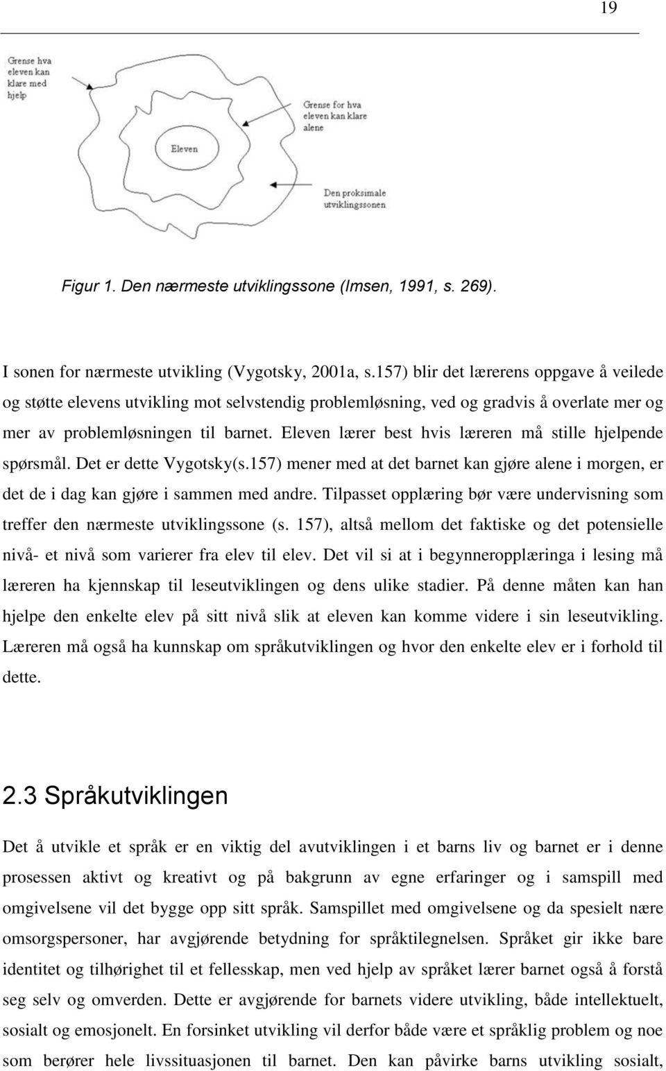 Eleven lærer best hvis læreren må stille hjelpende spørsmål. Det er dette Vygotsky(s.157) mener med at det barnet kan gjøre alene i morgen, er det de i dag kan gjøre i sammen med andre.