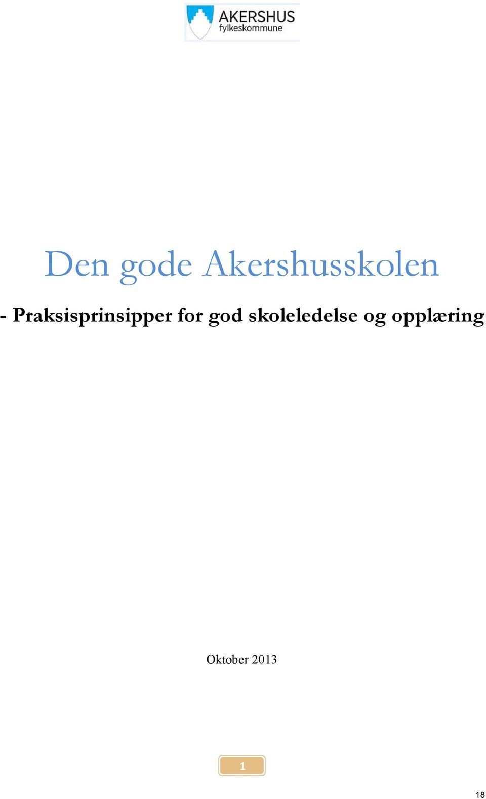 god skoleledelse og