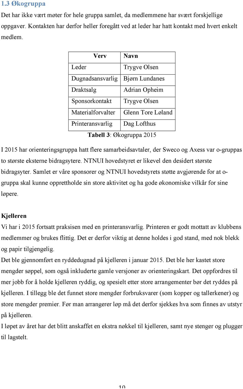 2015 I 2015 har orienteringsgruppa hatt flere samarbeidsavtaler, der Sweco og Axess var o-gruppas to største eksterne bidragsytere. NTNUI hovedstyret er likevel den desidert største bidragsyter.