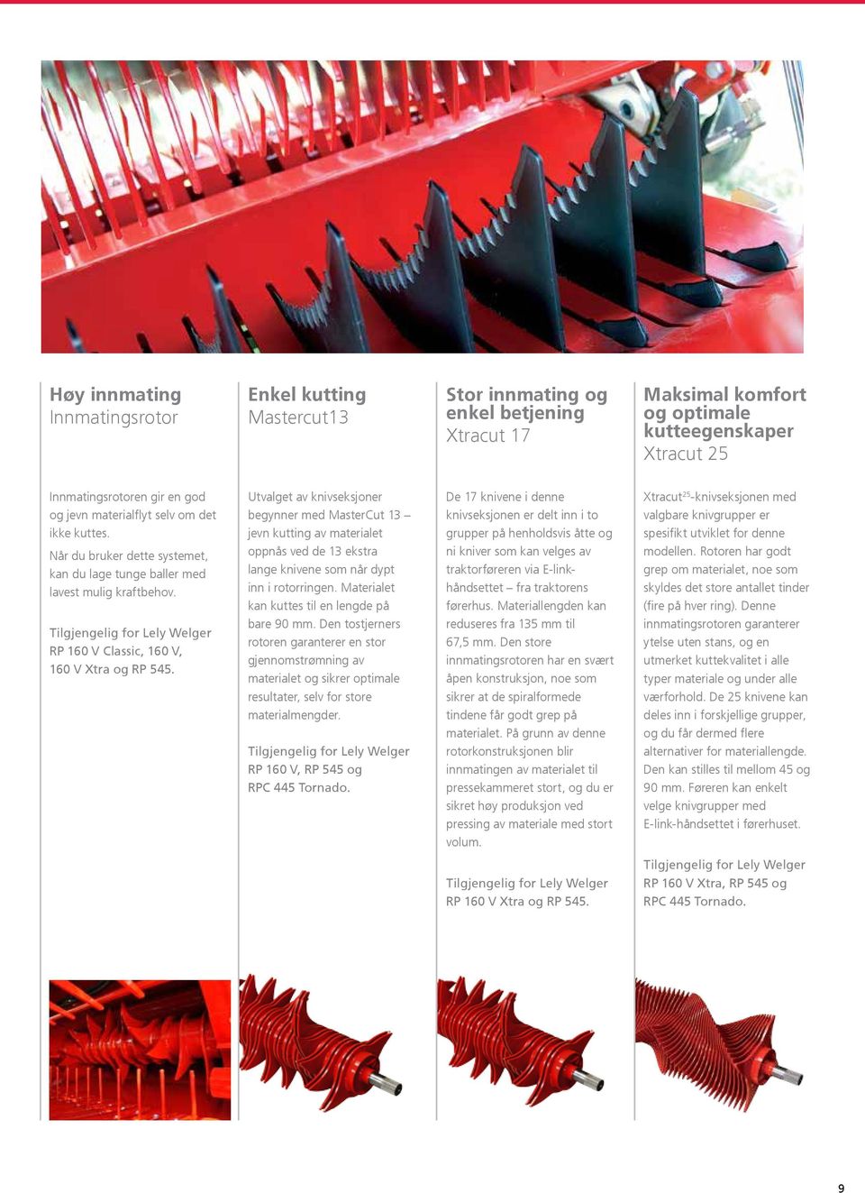 jevn kutting av materialet grupper på henholdsvis åtte og spesifikt utviklet for denne Når du bruker dette systemet, kan du lage tunge baller med lavest mulig kraftbehov.