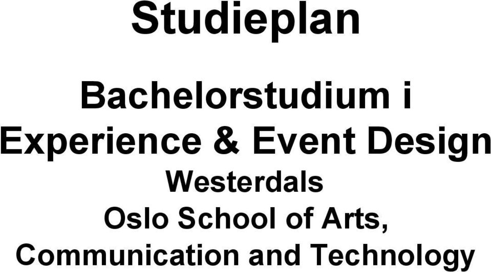 Westerdals Oslo School of