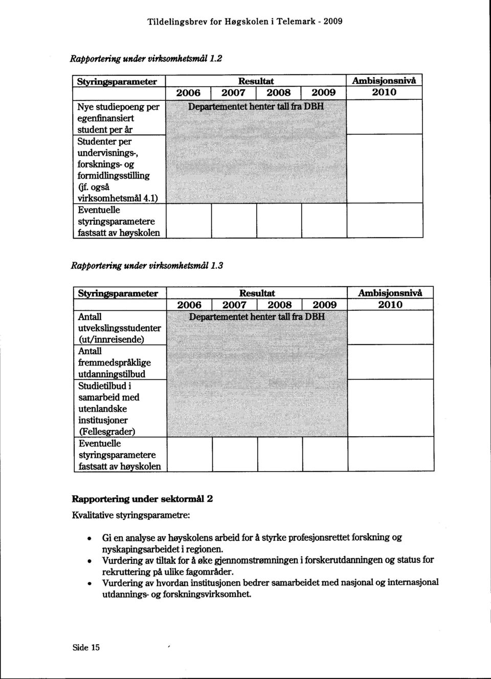 formidlingsstilling Of. også virksomhetsmål 4.