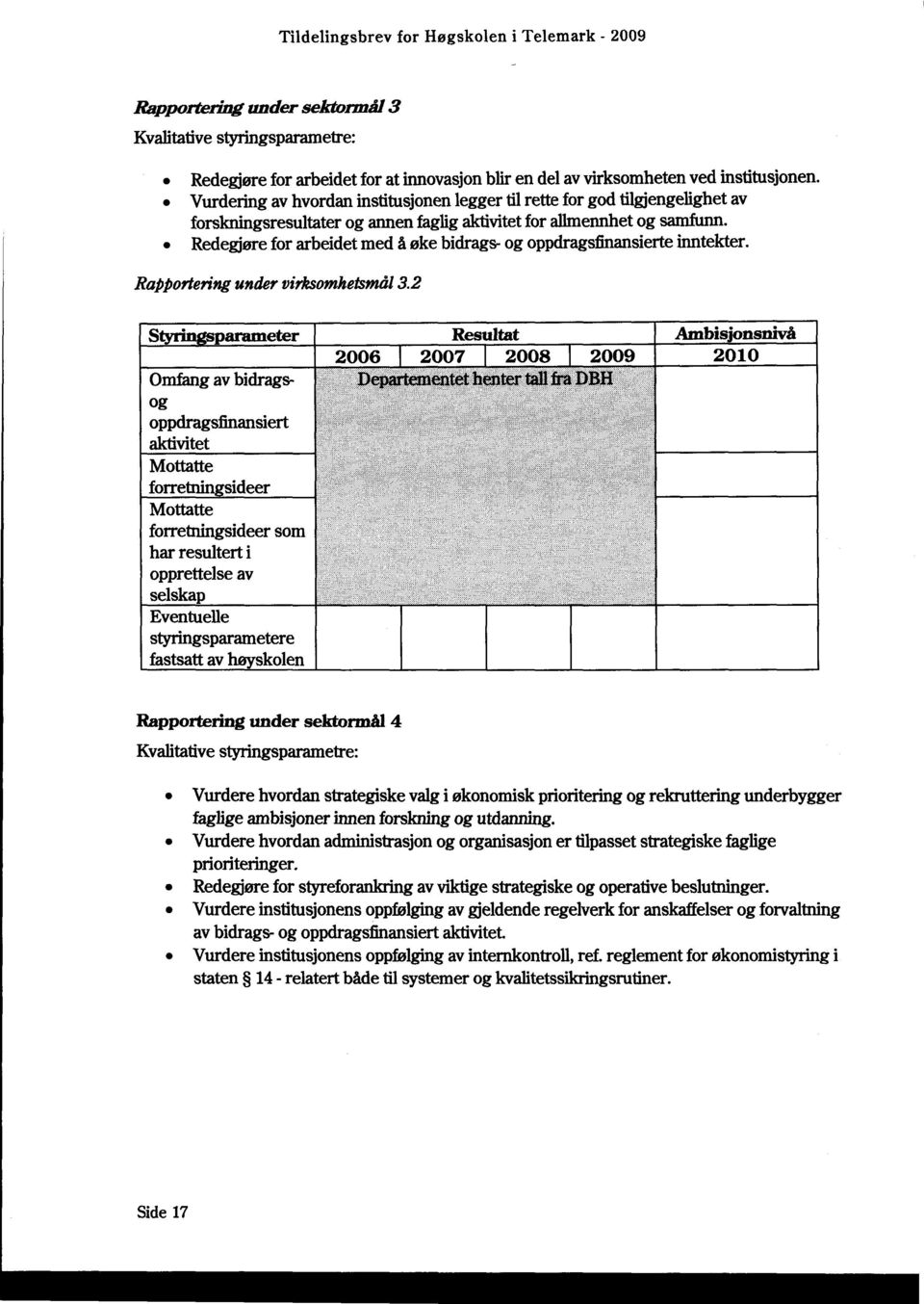 Redegjøre for arbeidet med å øke bidrags- og oppdragsfinansierte inntekter. Rapportering under virksomhetsmål 3.