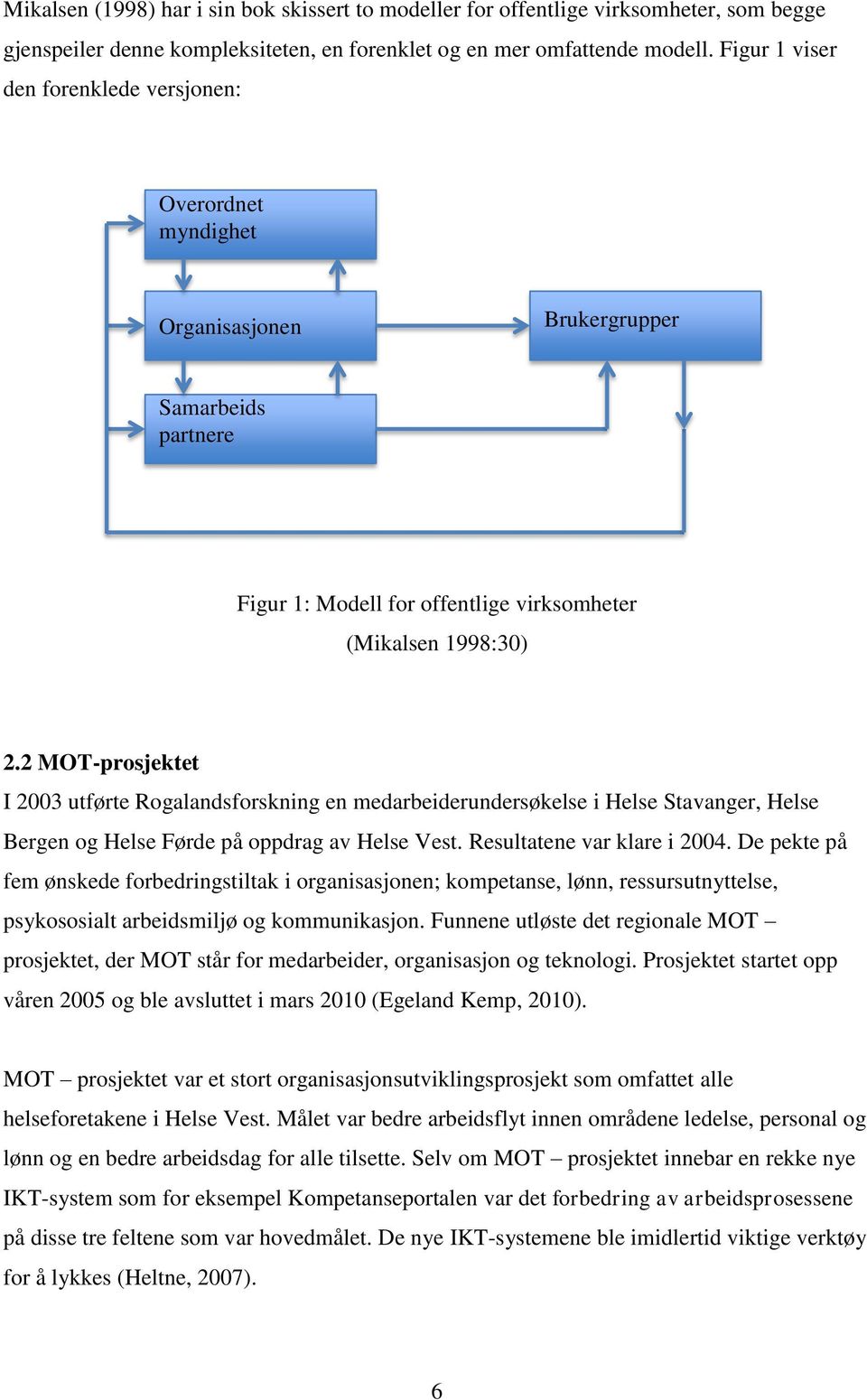 2 MOT-prosjektet I 2003 utførte Rogalandsforskning en medarbeiderundersøkelse i Helse Stavanger, Helse Bergen og Helse Førde på oppdrag av Helse Vest. Resultatene var klare i 2004.