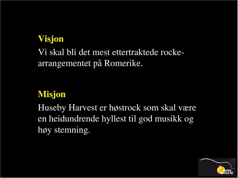 Misjon Huseby Harvest er høstrock som skal