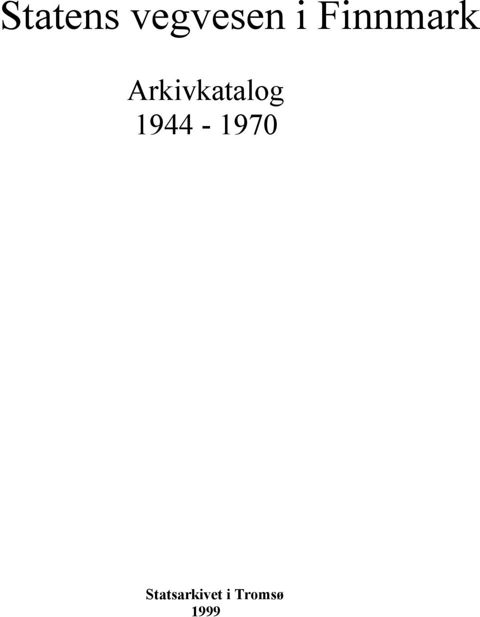 Arkivkatalog