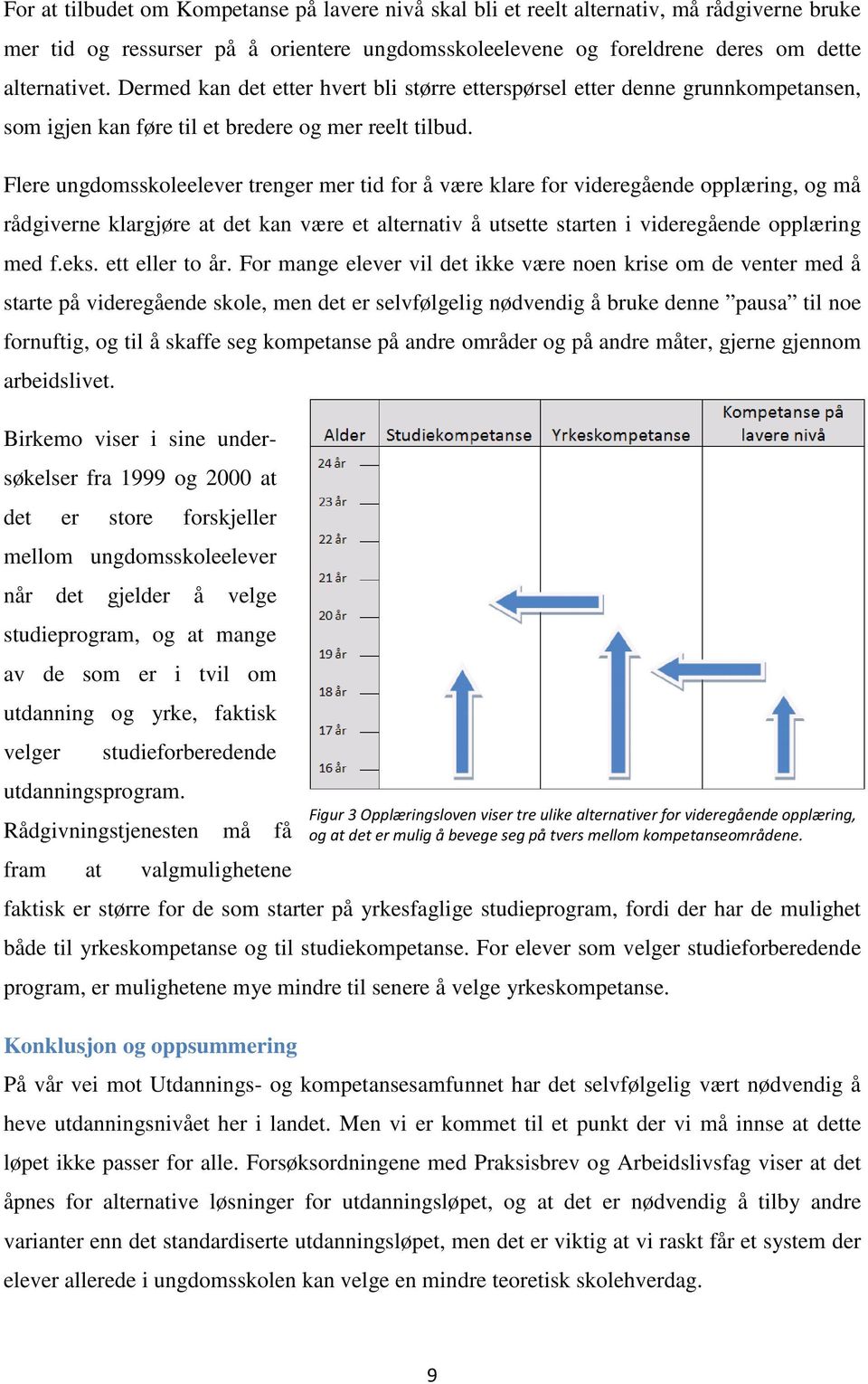 Flere ungdomsskoleelever trenger mer tid for å være klare for videregående opplæring, og må rådgiverne klargjøre at det kan være et alternativ å utsette starten i videregående opplæring med f.eks.