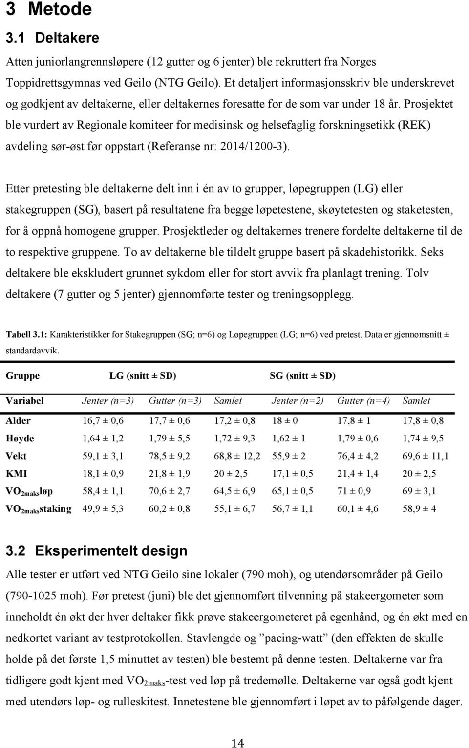 Prosjektet ble vurdert av Regionale komiteer for medisinsk og helsefaglig forskningsetikk (REK) avdeling sør-øst før oppstart (Referanse nr: 2014/1200-3).