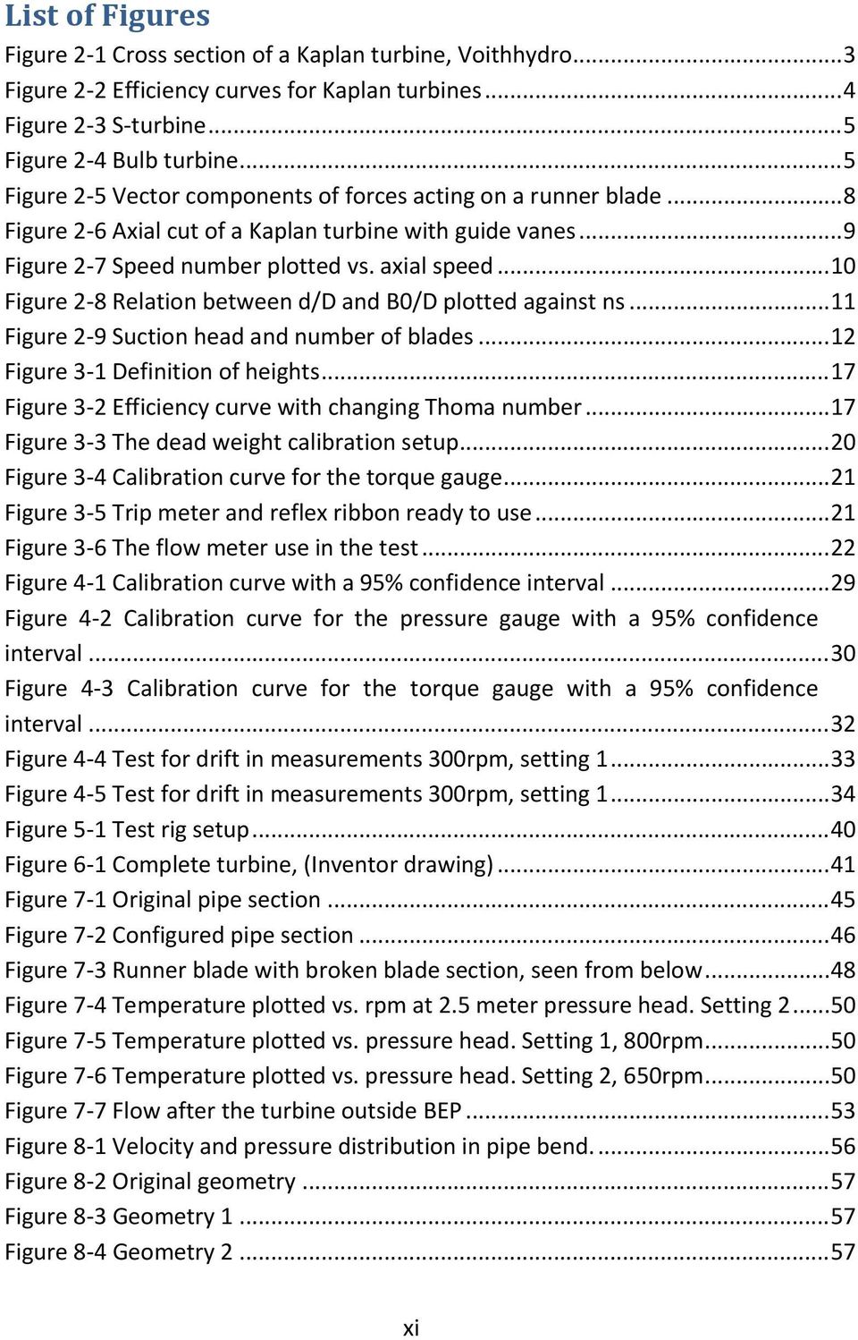 .. 10 Figure 2 8 Relation between d/d and B0/D plotted against ns... 11 Figure 2 9 Suction head and number of blades... 12 Figure 3 1 Definition of heights.