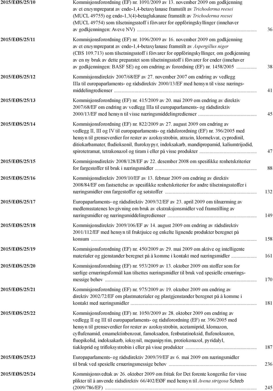 november 2009 om godkjenning av et enzympreparat av endo-1,4-betaxylanase framstilt av Trichoderma reesei (MUCL 49755) og endo-1,3(4)-betaglukanase framstilt av Trichoderma reesei (MUCL 49754) som