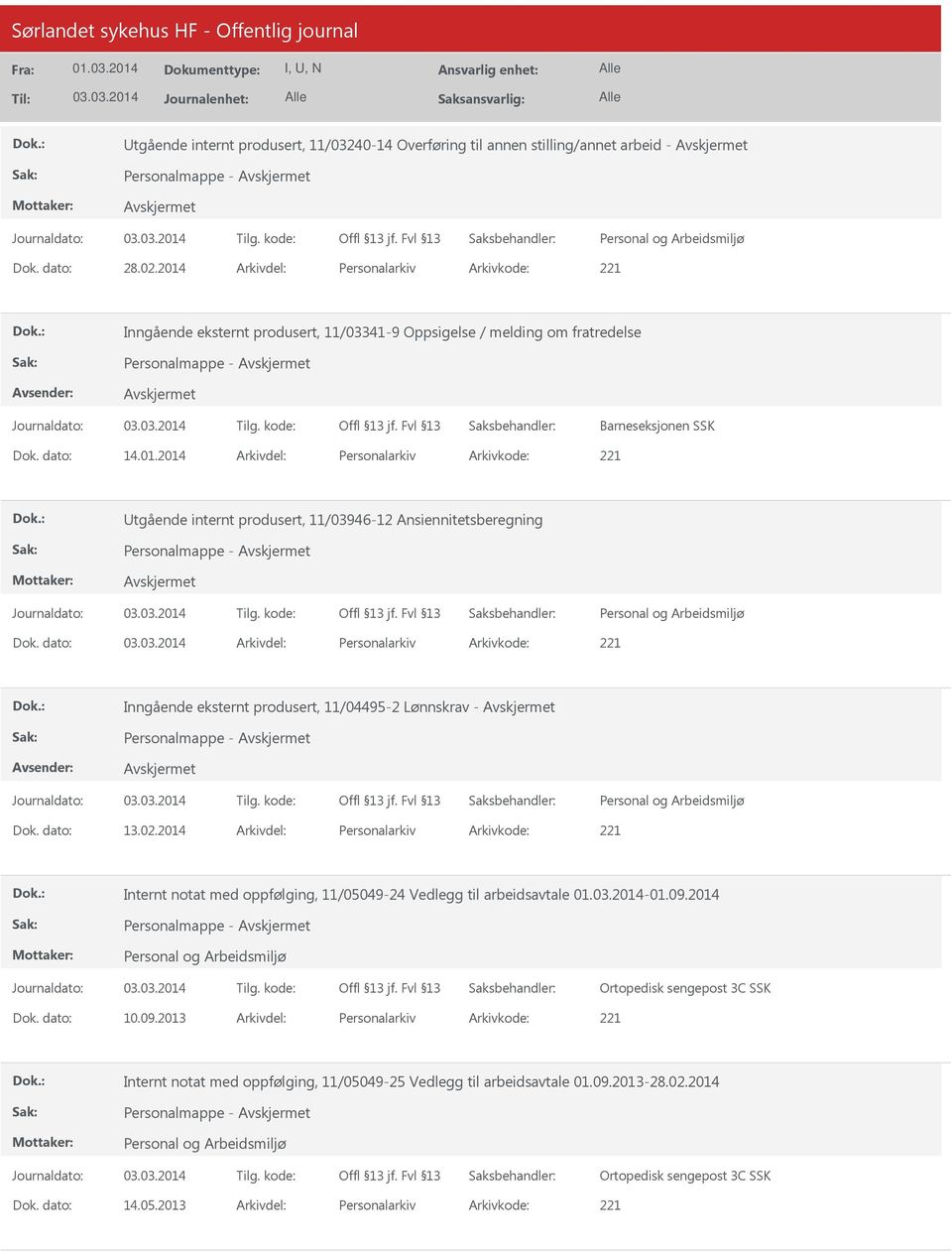 dato: Arkivdel: Personalarkiv Arkivkode: 221 Inngående eksternt produsert, 11/04495-2 Lønnskrav - Dok. dato: 13.02.