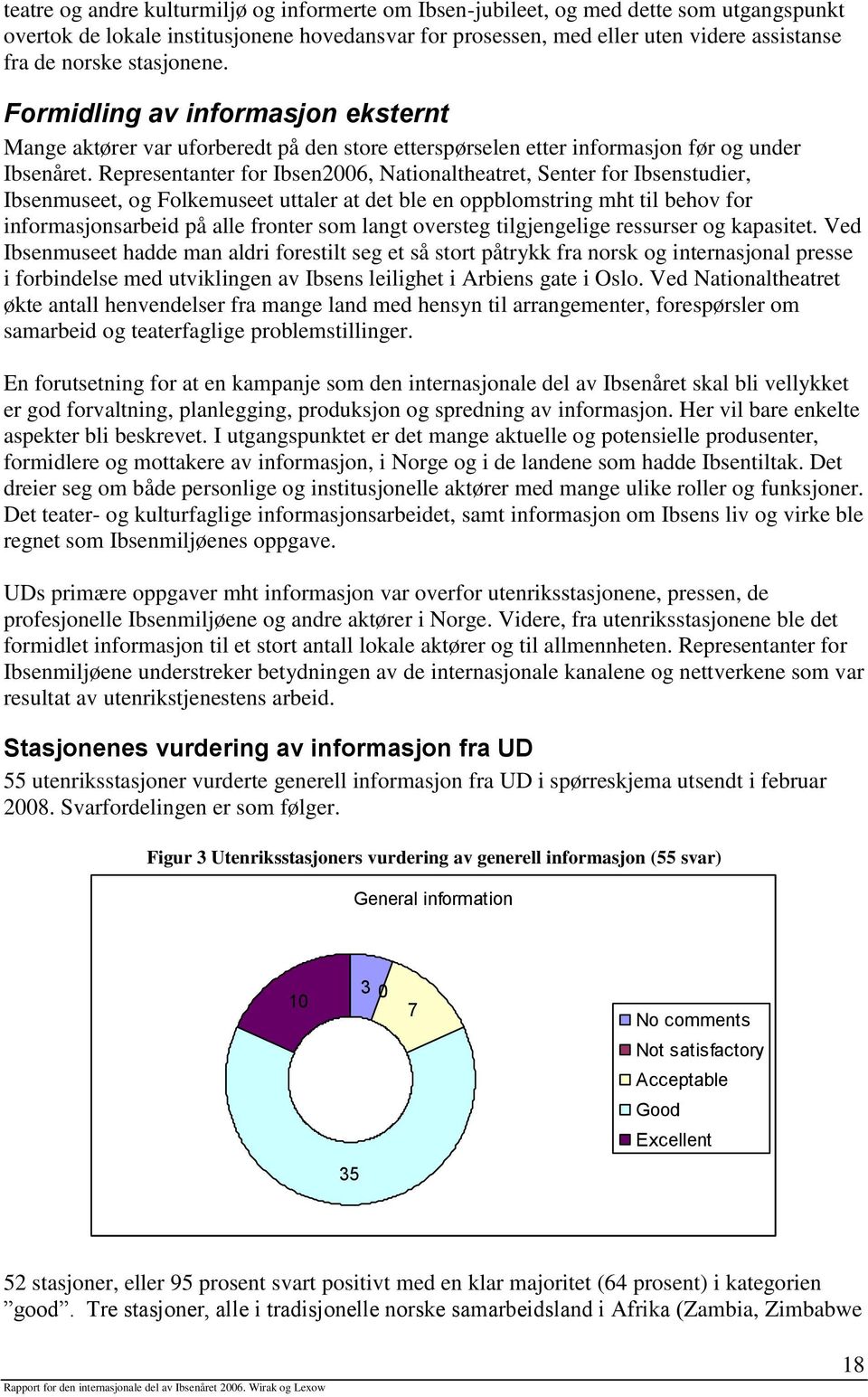 Representanter for Ibsen2006, Nationaltheatret, Senter for Ibsenstudier, Ibsenmuseet, og Folkemuseet uttaler at det ble en oppblomstring mht til behov for informasjonsarbeid på alle fronter som langt