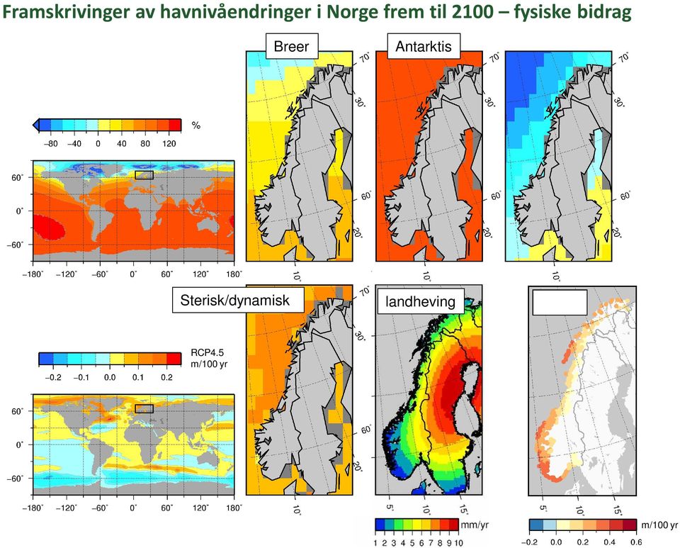 Breer Antarktis Grønland