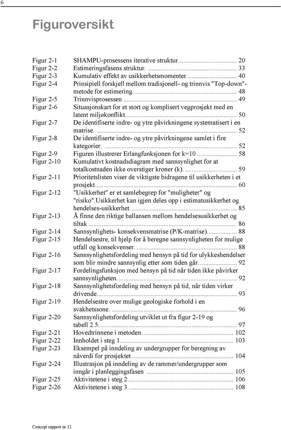 .. 49 Figur 2-6 Situasjonskart for et stort og komplisert vegprosjekt med en latent miljøkonflikt... 50 Figur 2-7 De identifiserte indre- og ytre påvirkningene systematisert i en matrise.