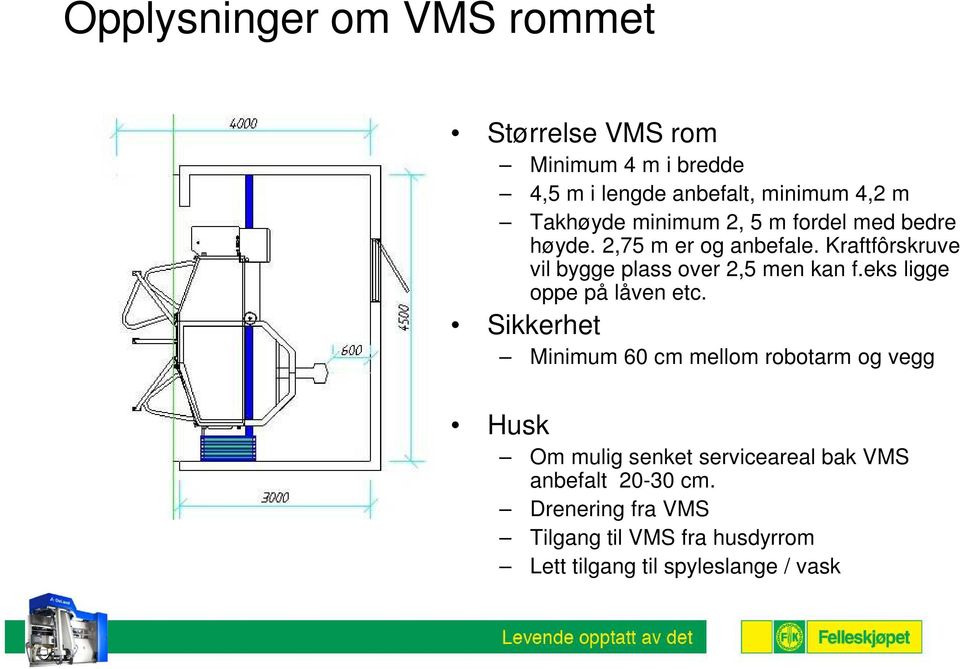 Kraftfôrskruve vil bygge plass over 2,5 men kan f.eks ligge oppe på låven etc.