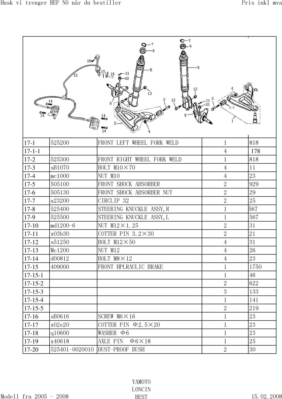 25 2 31 17-11 x03b30 COTTER PIN 3.