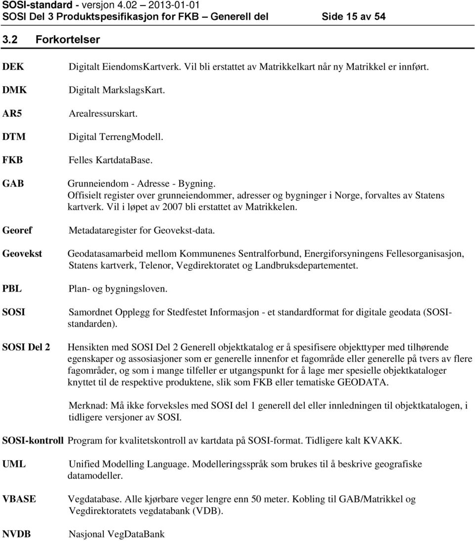 Offisielt register over grunneiendommer, adresser og bygninger i Norge, forvaltes av Statens kartverk. Vil i løpet av 2007 bli erstattet av Matrikkelen. Metadataregister for Geovekst-data.