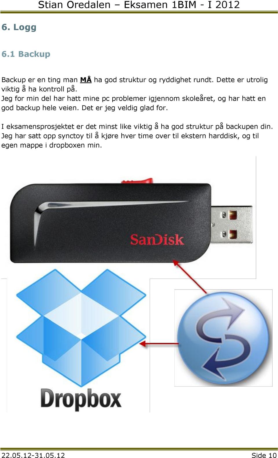 Jeg for min del har hatt mine pc problemer igjennom skoleåret, og har hatt en god backup hele veien.