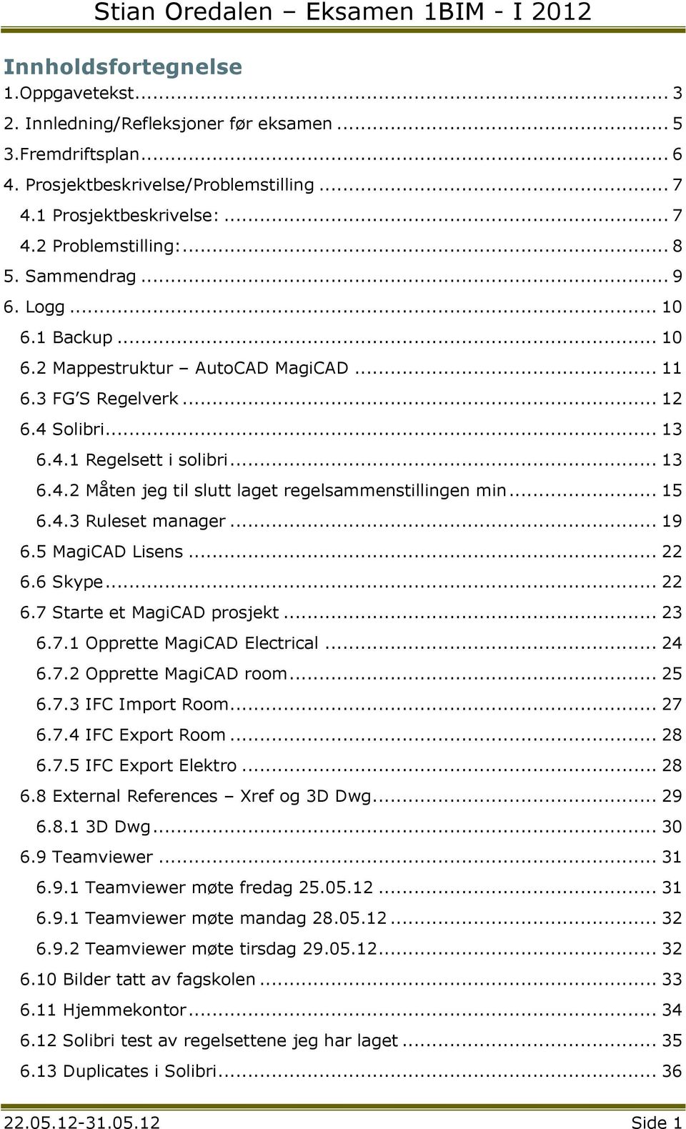 .. 15 6.4.3 Ruleset manager... 19 6.5 MagiCAD Lisens... 22 6.6 Skype... 22 6.7 Starte et MagiCAD prosjekt... 23 6.7.1 Opprette MagiCAD Electrical... 24 6.7.2 Opprette MagiCAD room... 25 6.7.3 IFC Import Room.