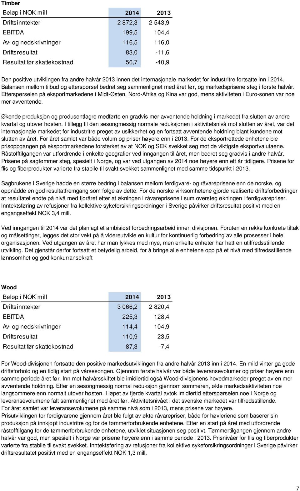 Balansen mellom tilbud og etterspørsel bedret seg sammenlignet med året før, og markedsprisene steg i første halvår.