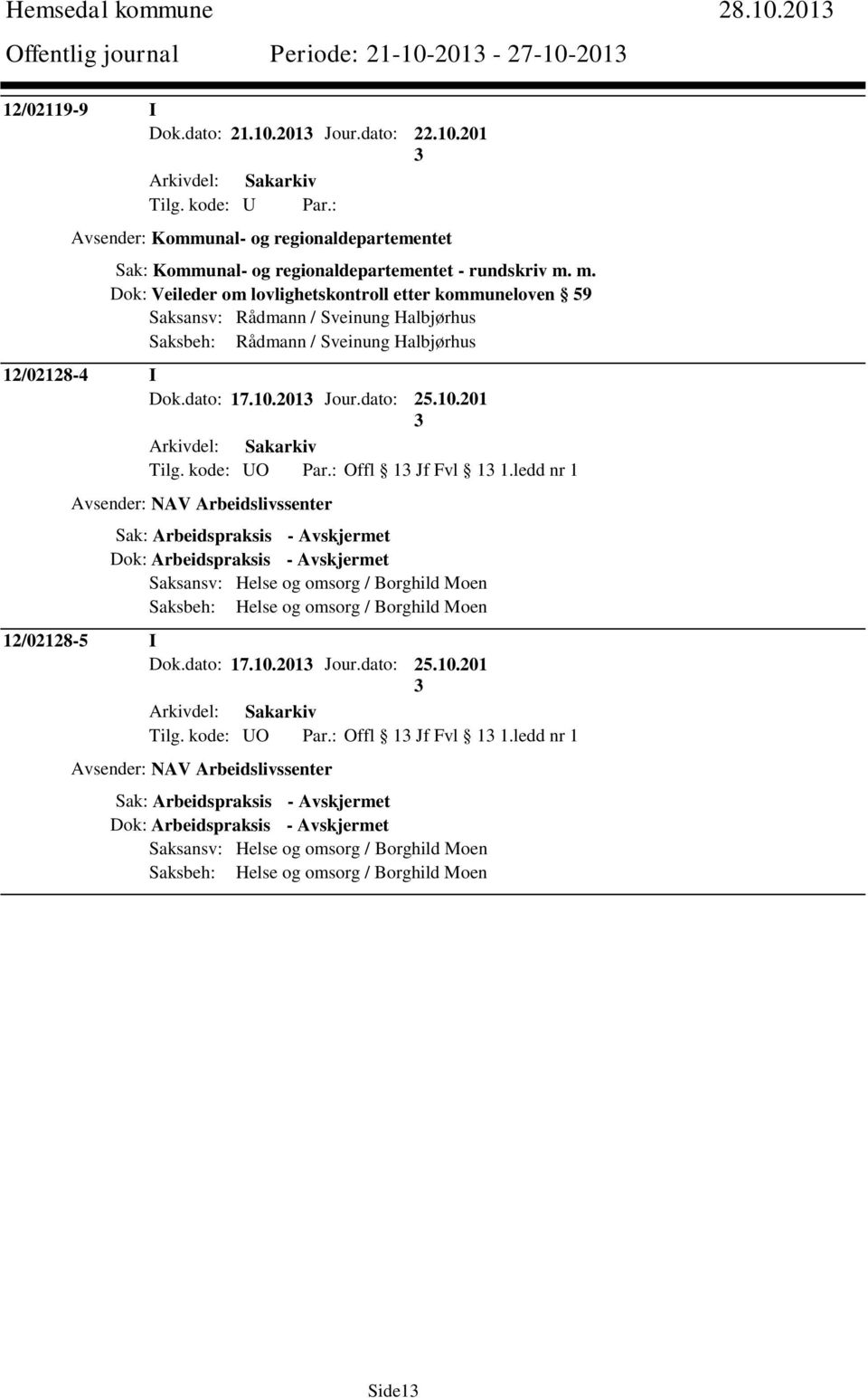 kode: UO Par.: Offl 1 Jf Fvl 1 1.