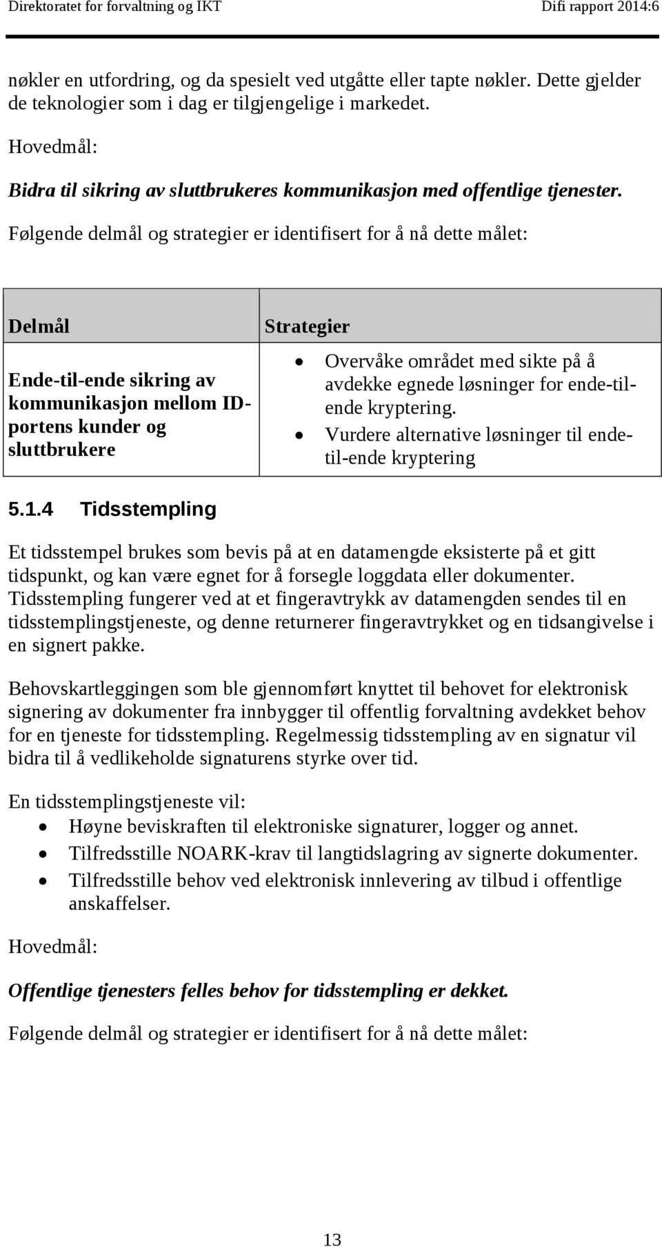 målgruppenfor dokumenteter Bidra til sikring ID-portenskunderog av sluttbrukeres kommunikasjon personermedansvarfor med offentlige tjenesteutvikling. tjenester.